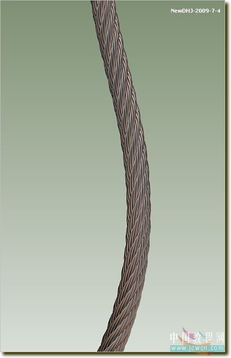 AutoCAD建模教程:49股鋼絲繩的制作方法(3)