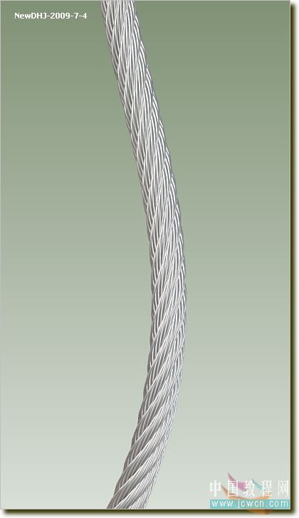 AutoCAD建模教程:49股鋼絲繩的制作方法(2)