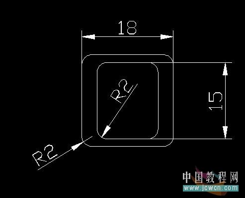 AutoCAD實例教程：逼真鍵盤帽的畫法 三聯