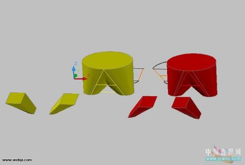 AutoCAD三維實例教程：異形三通的畫法