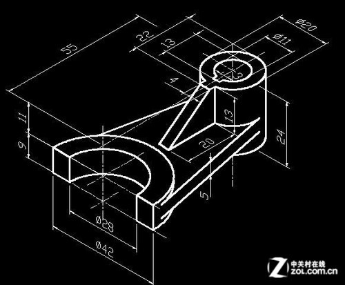 AutoCAD教程：根據二維圖畫三維圖的方法及思路 