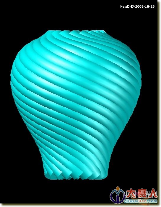 AutoCAD三維建模教程：通過陶罐實例講解螺旋體的制作方法_中國教程網