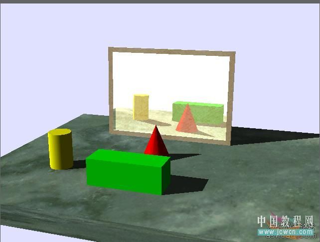 AutoCAD渲染教程：鏡面的反射渲染技巧 三聯