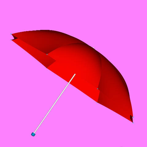 AutoCAD教程：建模實例繪制雨傘 三聯