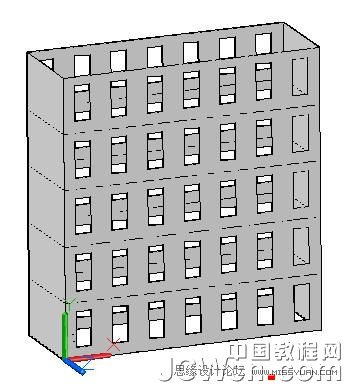 AutoCAD 2011教程：曲面命令創建樓房,三聯