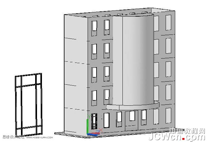 AutoCAD 2011教程：曲面命令創建樓房,三聯