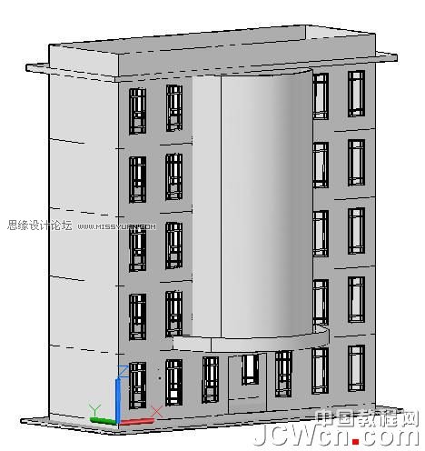 AutoCAD 2011教程：曲面命令創建樓房,三聯