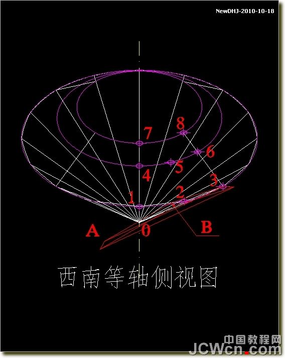 AutoCAD建模教程：繪制八心八箭的鑽石,三聯