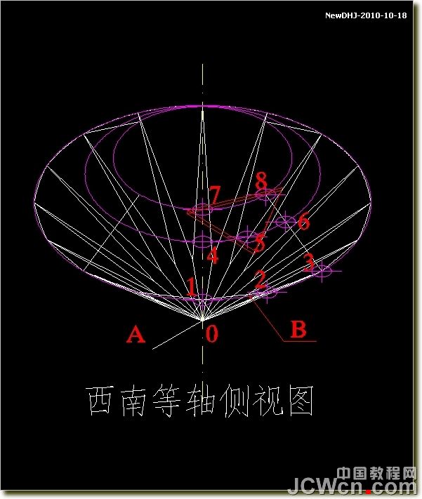 AutoCAD建模教程：繪制八心八箭的鑽石,三聯