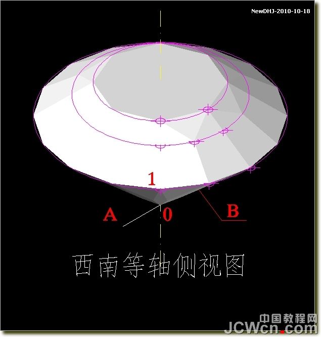 AutoCAD建模教程：繪制八心八箭的鑽石,三聯