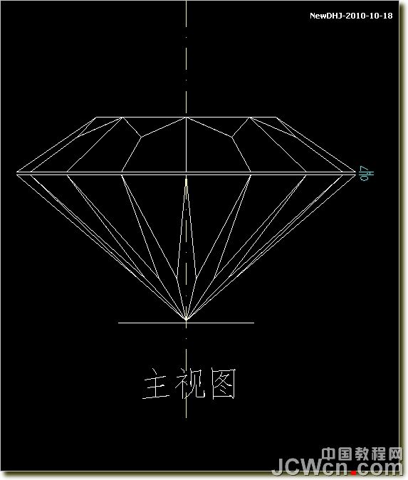 AutoCAD建模教程：繪制八心八箭的鑽石,三聯