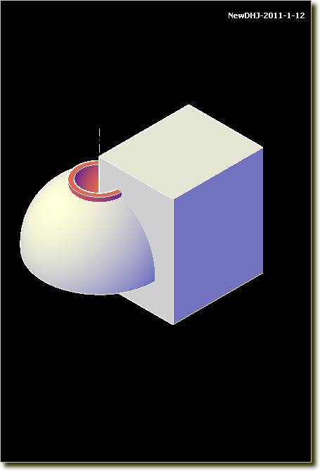 AutoCAD中式建築模型燭台的畫法,三聯