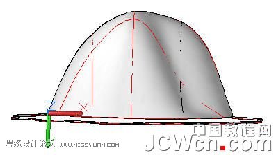 AutoCAD 2011教程：用曲面命令制作帽子,三聯