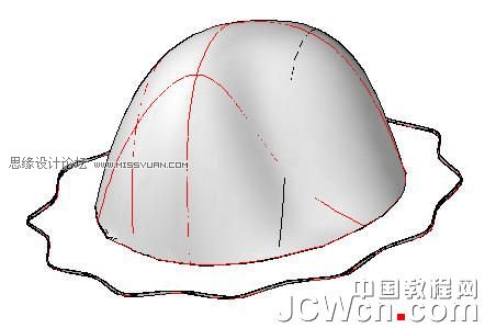 AutoCAD 2011教程：用曲面命令制作帽子,三聯