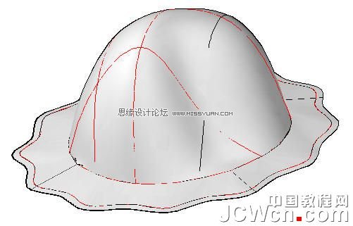 AutoCAD 2011教程：用曲面命令制作帽子,三聯