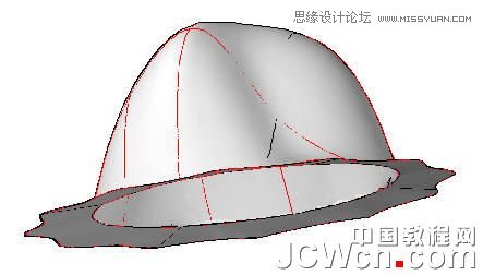 AutoCAD 2011教程：用曲面命令制作帽子,三聯