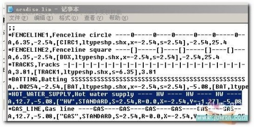 AutoCAD中自定義線型的小技巧,三聯