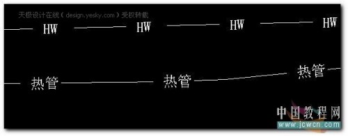 AutoCAD中自定義線型的小技巧,三聯