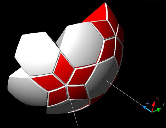 AutoCAD打造漂亮的五星足球 三聯網 autocad教程
