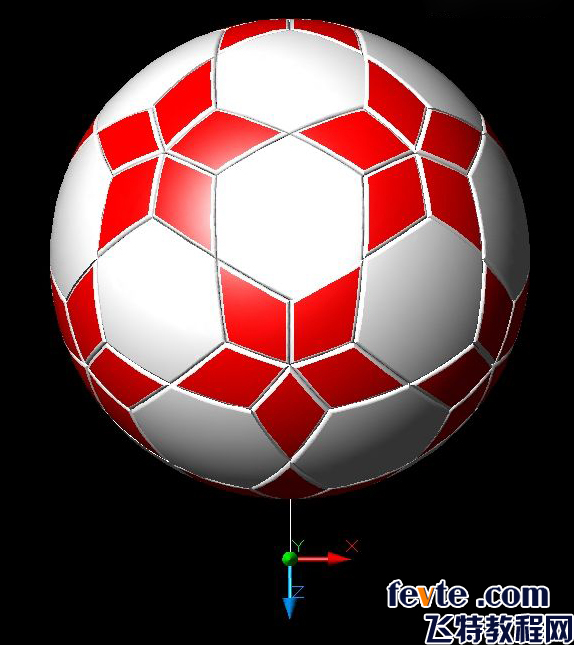 AutoCAD打造漂亮的五星足球 三聯網 autocad教程