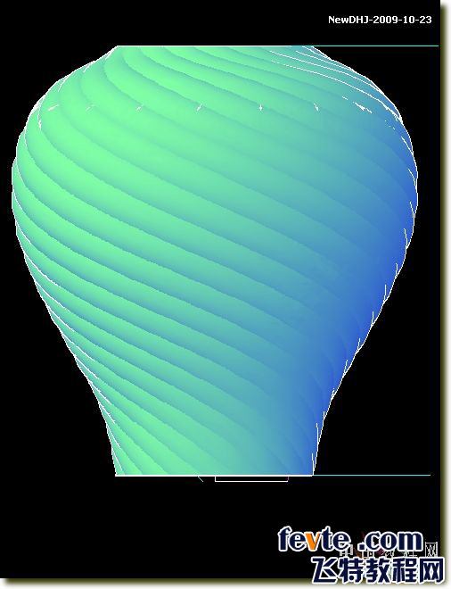 AutoCAD三維建模教程：通過陶罐實例講解螺旋體的制作方法_中國教程網