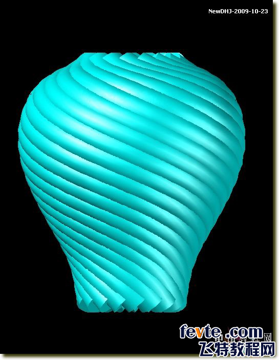 AutoCAD三維建模教程：通過陶罐實例講解螺旋體的制作方法_中國教程網
