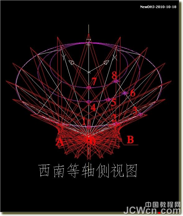 AutoCAD繪制璀璨的鑽石戒指 三聯網 AutoCAD教程