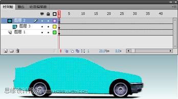 Flash CS4制作汽車廣告條教程,PS教程,思緣教程網