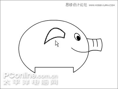 Flash制作有趣的親嘴豬動畫教程,PS教程,思緣教程網