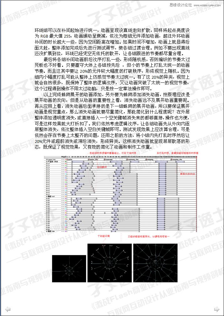 Flash實例教程：打造蜘蛛網動畫效果 