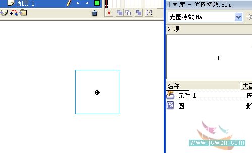 Flash新手教程:跟隨鼠標的圈圈動畫