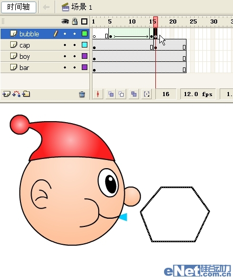 Flash教你如何制作吹泡泡動畫特效