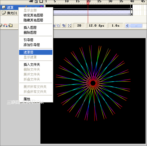 Flash實例:打造佛光效果教程