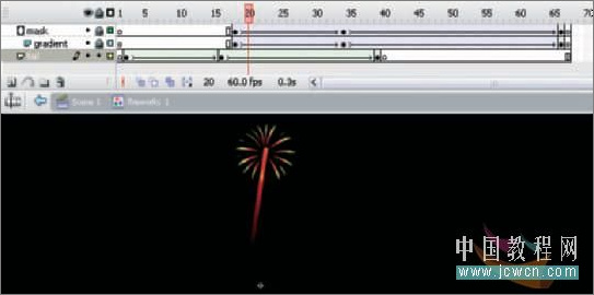 Flash cs3制作炫麗的煙花效果