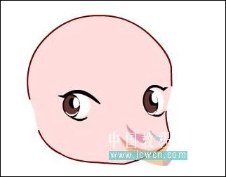 Flash鼠繪教程：可愛大眼睛卡通女孩的繪制
