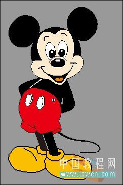 Flash鼠繪教程：繪制迪斯尼動畫角色快樂的米老鼠