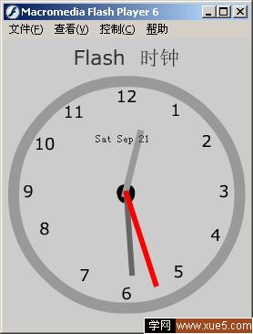 用Flash制作精巧的時鐘 三聯
