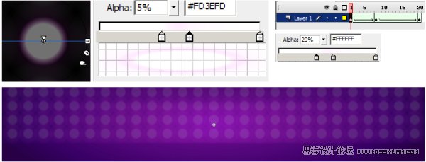 Flash廣告中絢麗舞台效果的表現