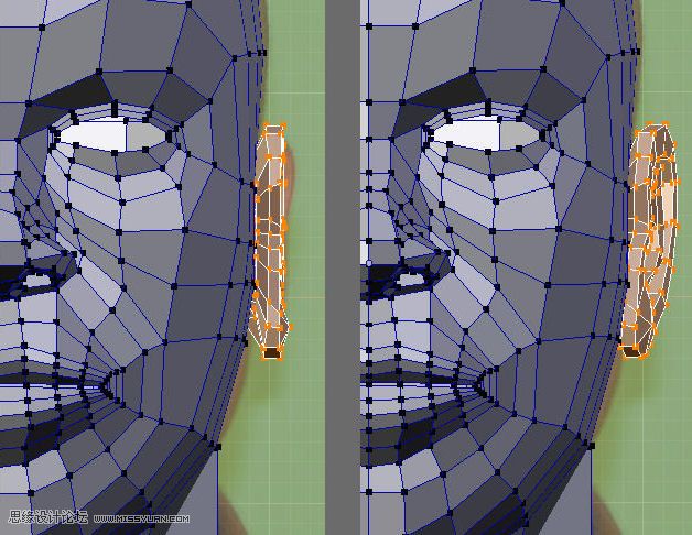3Dmax建模教程：簡單制作逼真耳朵模型