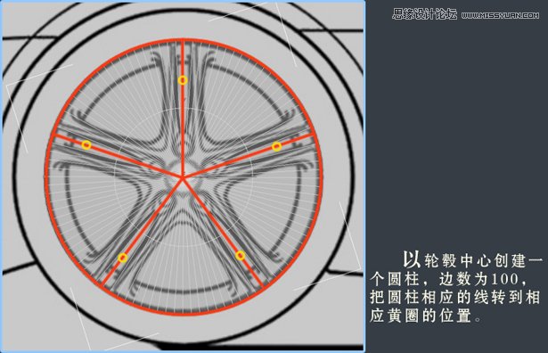 3dsMAX建模教程：解析汽車輪圈建模過程