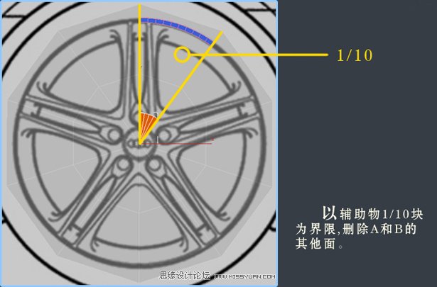 3dsMAX建模教程：解析汽車輪圈建模過程