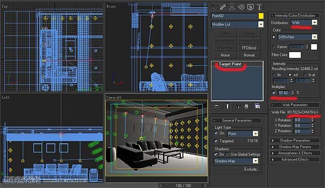 3DMAX實例教程：簡單的室內場景渲染教程