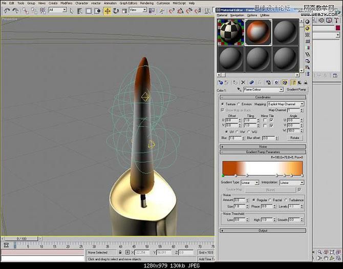 3ds Max實例教程：制作蠟燭詳細過程