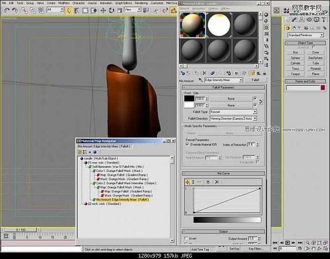 3ds Max實例教程：制作蠟燭詳細過程