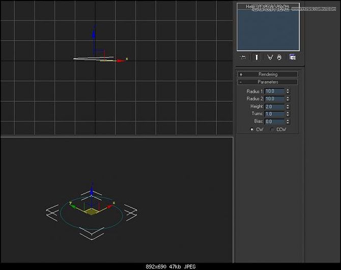3D MAX建模教程：簡單打造實用螺紋模型