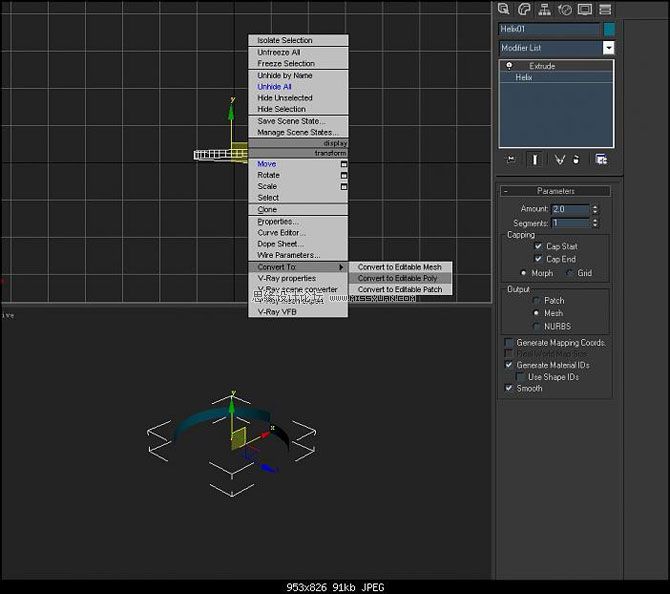 3D MAX建模教程：簡單打造實用螺紋模型