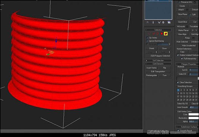 3D MAX建模教程：簡單打造實用螺紋模型