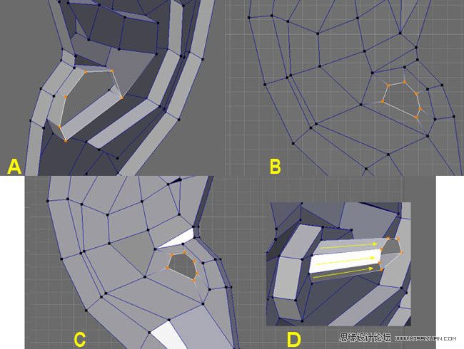 3Dmax建模教程：簡單制作逼真耳朵模型