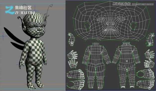 3ds max制作蝴蝶寶寶建模教程,PS教程,思緣教程網