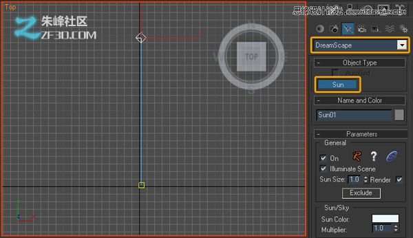 3dmax創建一個美麗的日落場景教程,PS教程,思緣教程網